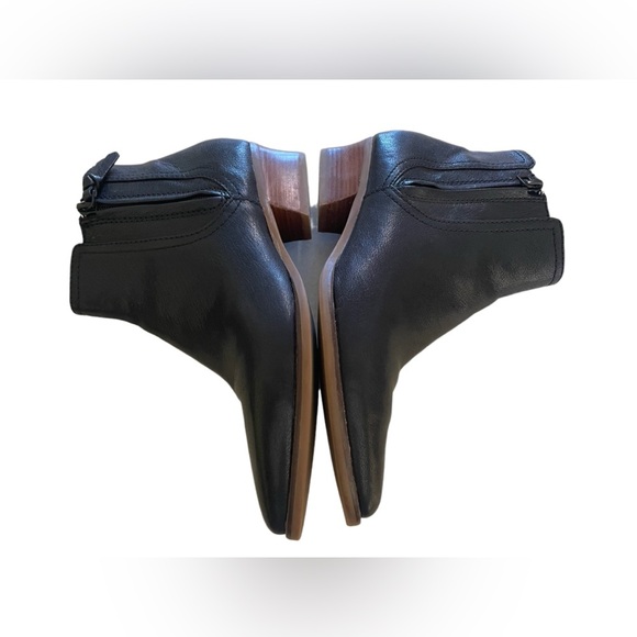 Cole Haan Women’s Hadlyn Black Leather Zip Block Heel Bootie, Size 8.5 - Picture 7 of 13